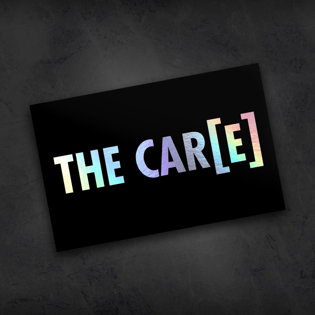 The Care | Adesivi Olografici rettangolari 5 x 8 cm