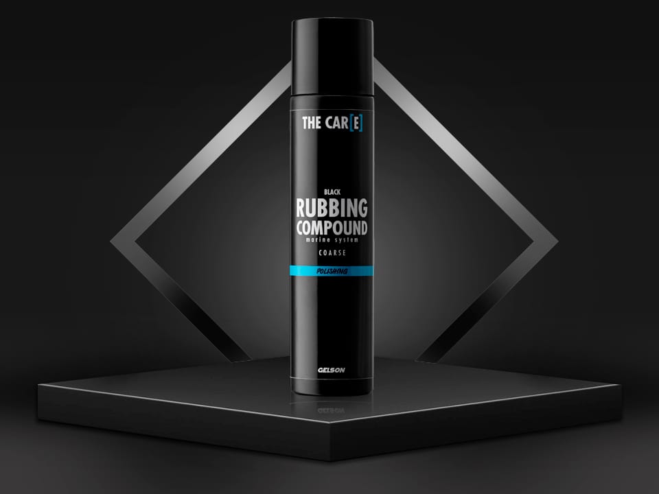 Pasta abrasiva nera da 200ml per eliminazione di graffi su superfici marine