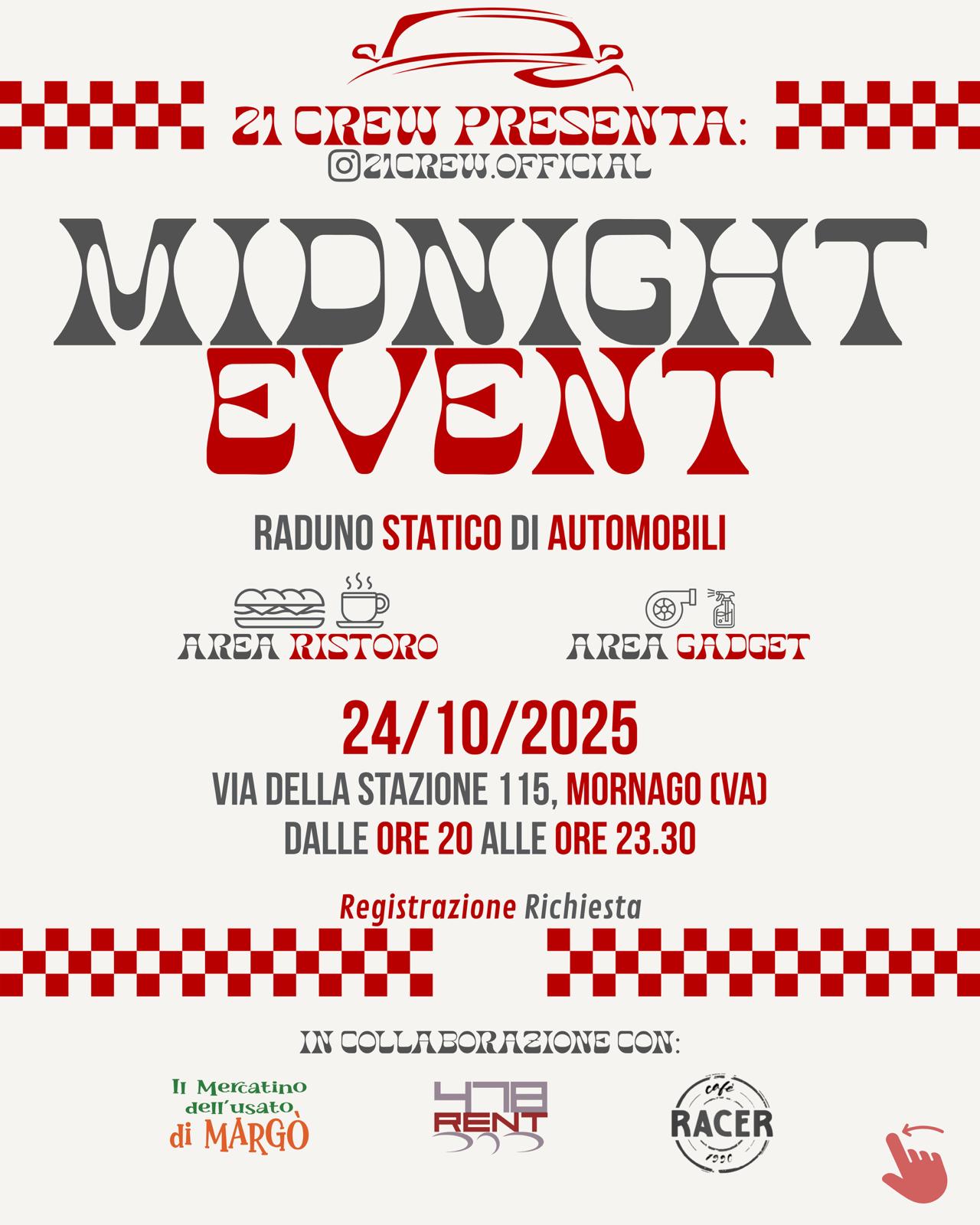 Midnight Event - 21 Crew | 24 Ottobre 2025