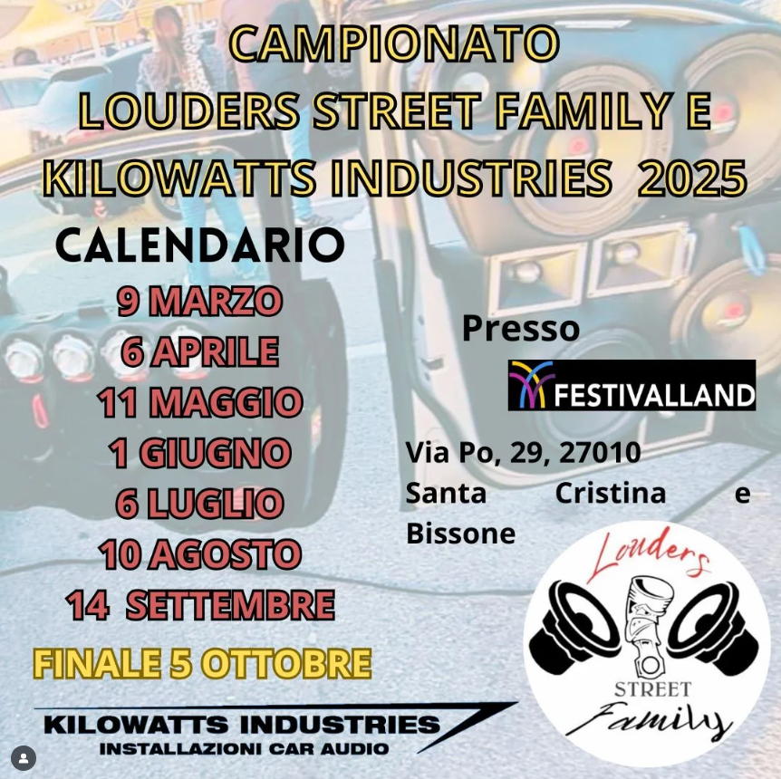 Kilowatt Industries + Louders Street Family | 05 Ottobre 2025