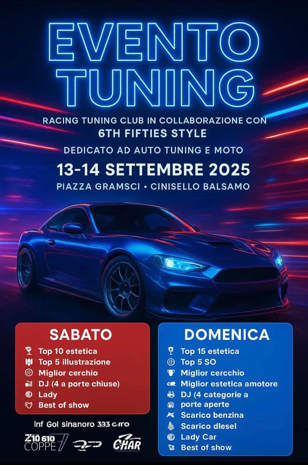Racing Tuning Club | 13-14 Settembre 2025 Racing Tuning Club | 13-14 Settembre 2025