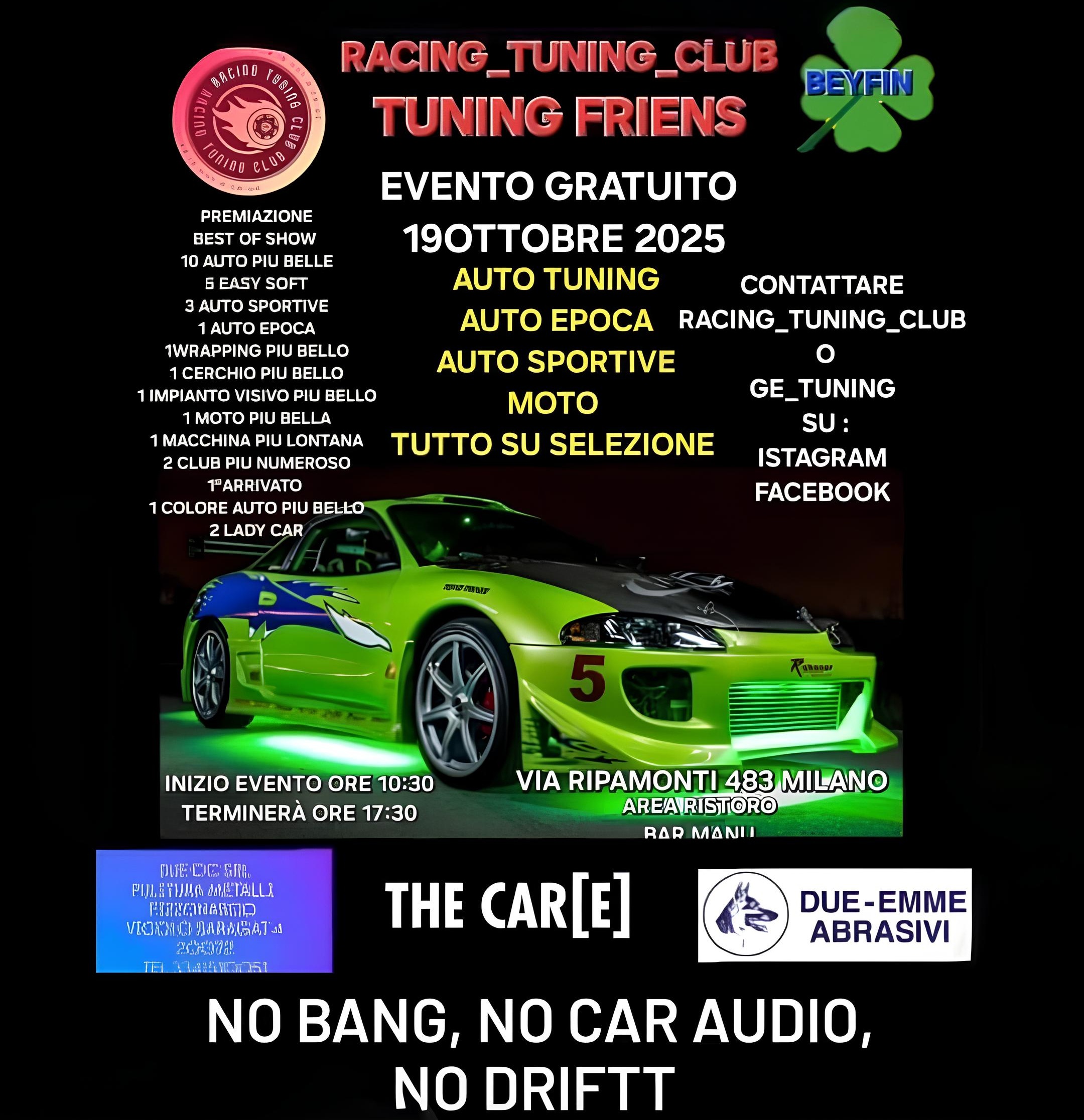 Racing Tuning Club | 19 Ottobre 2025