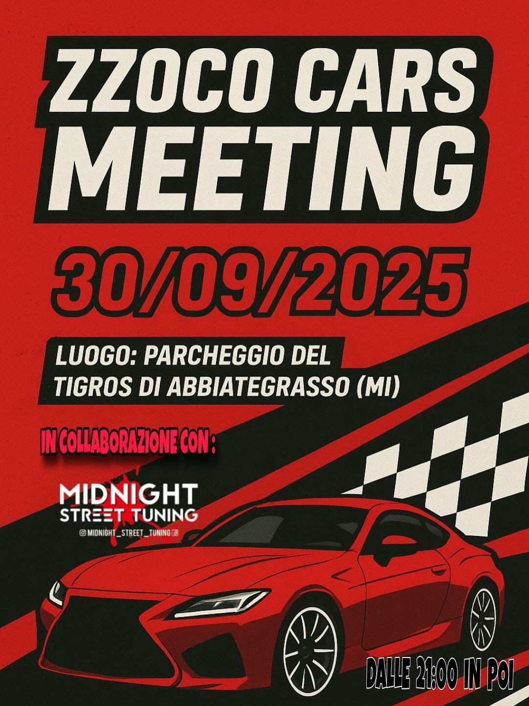 ZZOCO Cars Meeting | 30 Settembre 2025